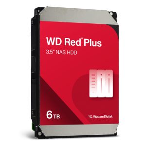 Western Digital WD Red Plus 6TB 3.5 Zoll SATA Interne NAS Festplatte (CMR)