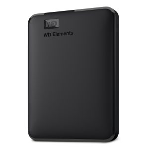 WD Elements Portable 2TB Black External Hard Drive, USB 3.2 Gen 1×1