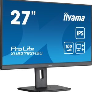Iiyama ProLite XUB2792HSU-B6 Full-HD Monitor – IPS, Pivot, USB