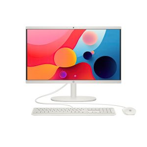 HP All-in-One 22-dg0100ng, Kaschmir Weiß, N100, 8GB RAM, 512GB SSD
