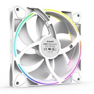 be quiet! LIGHT WINGS WHITE 140mm PWM | 3er-Pack Gehäuselüfter