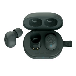 Jlab JBuds Mini TWS Earbuds – Sage Gray Bluetooth In-Ear Headphones, Integrated Microphone
