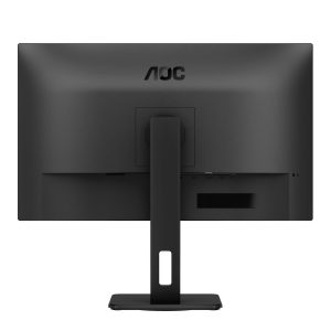 AOC 27E3QAF 27 Zoll Full HD Monitor, Lautsprecher, höhenverstellbar (1920×1080, 75 Hertz, VGA, HDMI, DisplayPort) schwarz