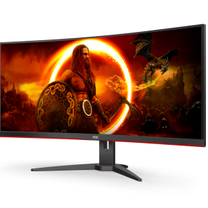 AOC CU34G2XE/BK Gaming Monitor – Curved, WQHD, 144 Hz