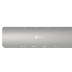 i-tec USB-C Metal Nano 2x HDMI Docking Station + PD 100W