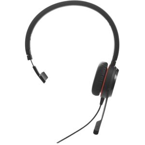 Jabra Evolve 20 Special Edt Headset, Mono, Wired, USB, Optimized Skype for Business, Artificial Leather Tube Pad