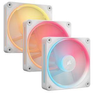 CORSAIR iCUE LINK LX120-R RGB White 3er-Pack | Gehäuselüfter