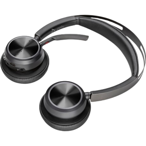Poly Voyager Focus 2 Bluetooth stereo headset USB Type-C® charging cable, BT700 Bluetooth® Type-C® adapter, USB-C/A adapter