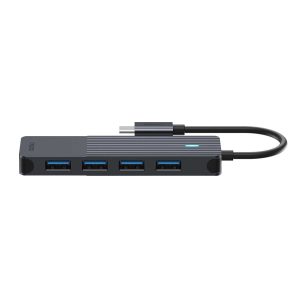 Rapoo USB-C Hub, USB-C auf USB-A grau