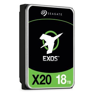Seagate Exos X20 18TB 3.5 Zoll SATA Interne Enterprise Festplatte mit FastFormat (512e/4Kn)