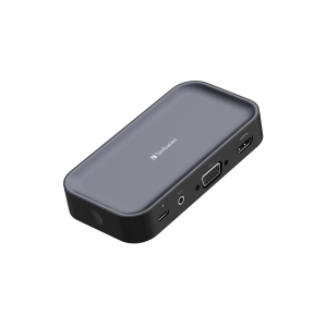 VERBATIM Share My Screen USB-C kabelloser Display Adapter 1080P mit Hub WDA-01