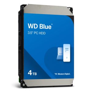 Western Digital WD Blue Desktop 4TB 3.5 inch SATA Internal PC Hard Drive (CMR)