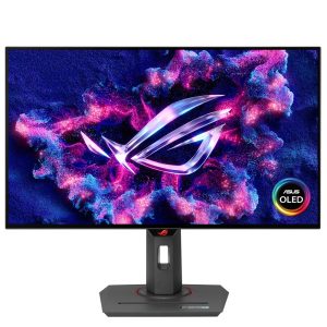 ASUS ROG Strix OLED XG27AQDMG 27 inch gaming monitor (26.5 inch displayable) 1440p glossy WOLED panel, 240 Hz