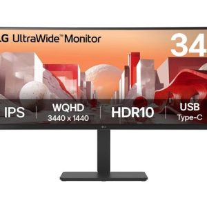 LG UltraWide 34BA75QE-B – LED monitor – curved – 86.72 cm (34″) – HDR