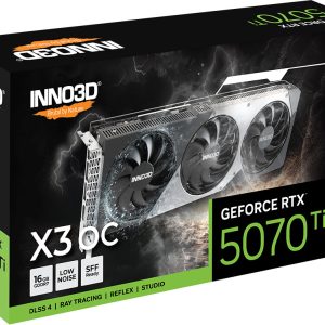 INNO3D GeForce RTX 5070 Ti X3 OC – 16GB GDDR7, HDMI, 3x DP