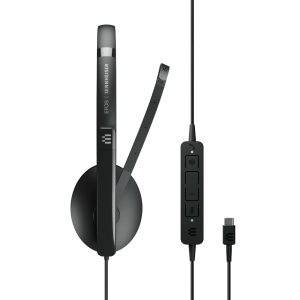 EPOS C10 USB-C Communication Headset, Black, Für Microsoft Teams zertifiziert und UC-optimiert