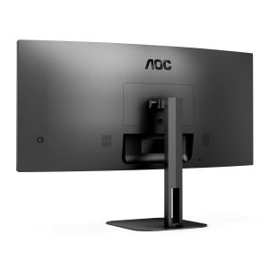 AOC CU34V5C Curved Monitor – WQHD, height adjustment, USB-C