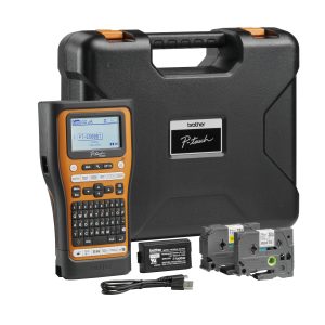 Brother P-touch E560BTVP Beschriftungsgerät bis zu 24 mm breite TZe-Schriftbänder; 30 mm/Sekunde; Bluetooth, USB C