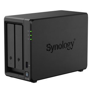Synology DS725+ 24TB Plus HDD NAS-Bundle NAS inkl. 2x 12TB Synology Plus 3.5 Zoll SATA Festplatte