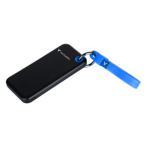 Verbatim Pocket SSD 1TB Schwarz/Blau Externe Solid-State-Drive, USB 3.2 Gen 2×1