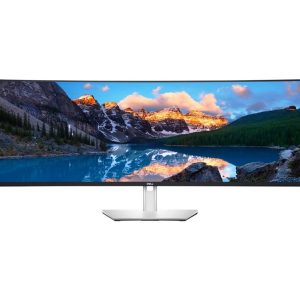DELL UltraSharp U4924DW LED display 124,5 cm (49″) 5120 x 1440 Pixel 5K Ultra HD LCD Schwarz, Silber