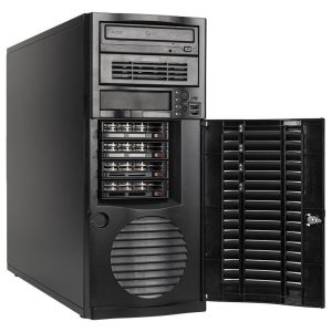 bluechip SERVERline T30327a – Intel Xeon E-2324G, 32 GB DDR4, 2 x 960 GB SSD, 2 x Gigabit Ethernet, TPM-Modul