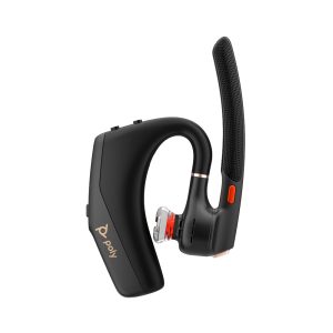 Poly Bluetooth Headset Voyager Legend 50-M UC, MS Teams 4 Mikrofone mit Rauschunterdrückung, AI-unterstützte Geräuschunterdrückung, Unterstützt Qi-Wir