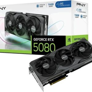 PNY GeForce RTX 5080 OC – 16 GB – NVIDIA – PCI Express 5.0 – 1xHDMI – 3xDisplayPort