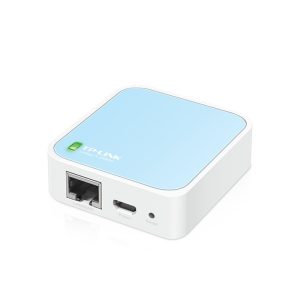 TP-Link WR802N Mobiler Nano WLAN Router N300 Single-Band, 1x LAN