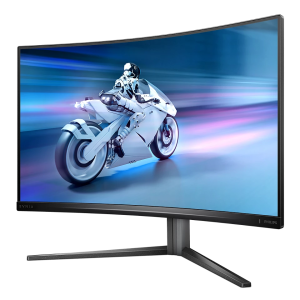 Philips Evnia 32M2C5500W 32 Zoll QHD Curved Gaming Monitor, 0,5 ms MPRT, 240 Hz, FreeSync Prem. Pro., HDR400 (2560×1440, HDMI, DisplayPort, USB Hub) g