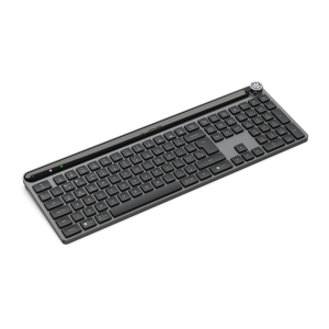 Jlab Epic Keyboard – DE-Layout – Black Verbindung über Bluetooth oder USB Dongle, Beleuchtete Tasten, Schnelltasten und Medienknopf