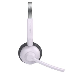 JLab GO Work Pop Wireless On-Ear Bluetooth Kopfhörer 50h Stunden Spielzeit, Mikrofonarm, Bluetooth-Multipoint-Technologie