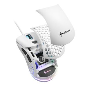 Sharkoon Light2 200 Gaming Mouse, Wired, White 16,000 DPI