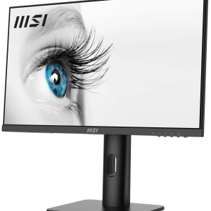 MSI PRO MP243XPDE Business Monitor – IPS Panel, 100Hz, Weiß Höhenverstellung, HDMI/DP 4ms Pivot