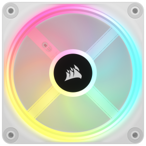 CORSAIR iCUE LINK QX120 RGB WHITE Erweiterungskit | 120mm Gehäuselüfter