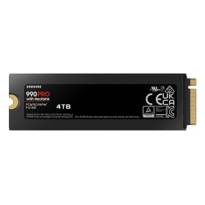 Samsung 990 PRO Heatsink SSD 4TB M.2 PCIe Gen4 NVMe Internes Solid-State-Module mit Kühlkörper