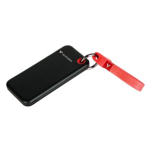 Verbatim Pocket SSD 1TB Schwarz/Rot Externe Solid-State-Drive, USB 3.2 Gen 2×1