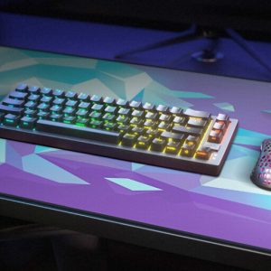Cherry Xtrfy MOUSEPAD GP5 Gaming-Mauspad, Litus Blue Edition High-Speed-Stoffoberfläche, Rutschfest, Vernähte Kanten, Maschinenwaschbar