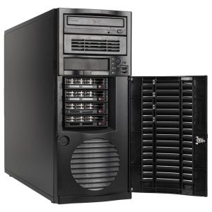 bluechip SERVERline T40321s – Tower, Intel Xeon Silver 4410Y, 32 GB RAM, 2 x 960 GB SSD, ASPEED AST2600, 2× 10 GbE
