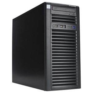 bluechip SERVERline T40320s – Tower, Intel Xeon Silver 4410Y, 32 GB DDR5 ECC, 2× 960 GB SSD, 2× 10 GbE LAN