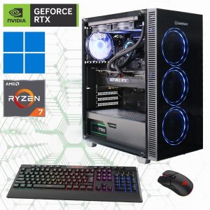 Hyrican GAMEMAX Draco XD 7324 – AMD Ryzen 7 5700X, 32 GB RAM, 2 TB SSD, NVIDIA GeForce RTX 4060, Windows 11 Home