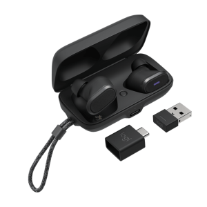 Logitech Zone True Wireless Bluetooth Earbuds  Geräuschunterdrückendes Mikrofon, ANC, Austauschbare Ohr-Gelkissen, Incl. Bluetooth USB-A-Empfänger und