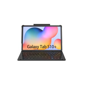 Samsung NEOS Tastaturschutzhülle (Pogo Pin) für Galaxy Tab S10+ QWERTZ-Layout, Integrierte S Pen Aufbewahrung, Schlank und leicht im Design