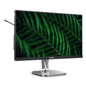 Philips 24B2G5200/00 – 24 Zoll Full HD Monitor, höhenverstellbar, Lautsprecher, Adaptive Sync (1920×1080, 75 Hz, 1x HDMI 1.4, 1x DisplayPort 1.2)