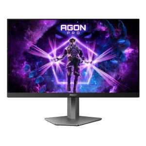 AOC Agon PRO AG256FS 24.5 Zoll FHD Gaming Monitor, 390 Hz, 0,5 ms, FreeSync Premium, G-Sync comp., HDR400 (2x HDMI, DisplayPort, USB Hub) schwarz/gra