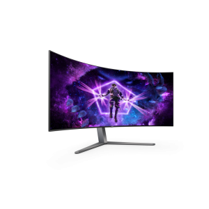 AOC Agon Pro AG456UCZD WQHD OLED Curved Gaming Monitor, 240 Hz, 0.03 ms GtG, HDR10, FreeSync Prem. Pro, G-Sync comp (34440×1440, HDMI 2.0, DisplayPor