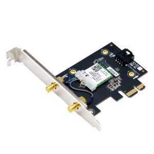 ASUS PCE-BE6500 WiFi 7 Bluetooth 5.4 Adapter BE6500 Triband, PCI Express, 2x Externe Antenne