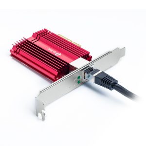 TP-Link 10-Gigabit PCI-Express Netzwerk Adapter (TX401) [für 10-Gbit/s-Netzwerke, PCIe 3.0-Steckplatz]