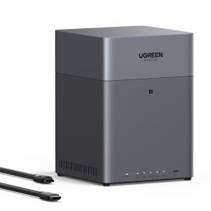 UGREEN DH4300 Plus 16TB Seagate IronWolf NAS-Bundle NAS inkl. 4x 4TB Seagate IronWolf 3.5 Zoll SATA Festplatte