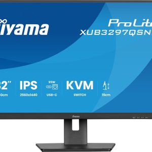 iiyama ProLite XUB3297QSNP-B1 Computerbildschirm 81,3 cm (32″) 2560 x 1440 Pixel 4K Ultra HD LED Schwarz